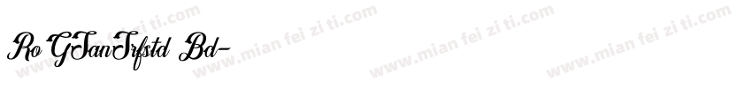 RoGSanSrfstd Bd字体转换